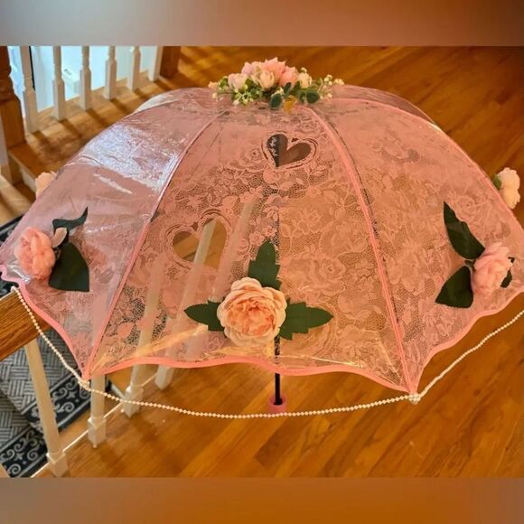 WEDDING BRIDAL UMBRELLA BRIDAL SHOWER TEA PARTY - Picture 9 of 11